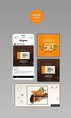 PSD 템플릿 한국전통 웹템플릿 디자인시안 모바일 새해 사람없음 세트 홈페이지 주황색 쿠폰 문방사우 소셜네트워크 미디어팩 SNS배너 이미지템플릿 전통 컬러 서예 한국 파일형식