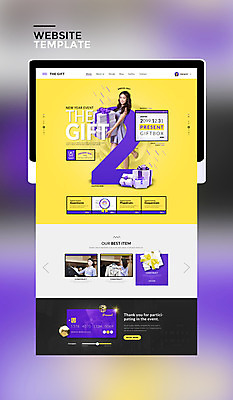PSD 템플릿 여자 웹템플릿 2 사이트템플릿 선물 20대 성인 세명 선물상자 쇼핑 태블릿 숫자 홈페이지 노란색 보라색 홈페이지시안 한국인 신용카드 성인여자만 이미지템플릿 문자 컬러 사람 동양인 청년 금융 전자제품 스마트기기 상자 여자만 성인만 파일형식