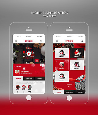 PSD 템플릿 여자 웹템플릿 크리스마스장식 크리스마스 디자인시안 모바일 선물 20대 성인 두명 빨간색 스마트폰 홈페이지 한국인 어플리케이션 모바일템플릿 모바일앱 이미지템플릿 기념일 컬러 사람 동양인 청년 핸드폰 스마트기기 파일형식