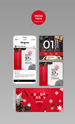 PSD 템플릿 손 웹템플릿 크리스마스장식 크리스마스 디자인시안 모바일 신체부위 빨간색 세트 홈페이지 눈송이 털실 소셜네트워크 미디어팩 SNS배너 이미지템플릿 기념일 컬러 눈_날씨 사람 실 파일형식