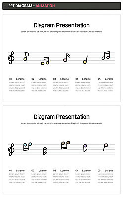 템플릿 음악 음표 그래프 사람없음 세트 높은음자리표 PPT 프레젠테이션 문서템플릿 오선지 애니형PPT 이미지템플릿 기호 문화예술 악보 오선 파일형식
