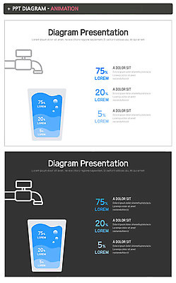 템플릿 그래프 사람없음 컵 물 세트 PPT 프레젠테이션 문서템플릿 수도꼭지 애니형PPT 이미지템플릿 자연요소 식기 파일형식
