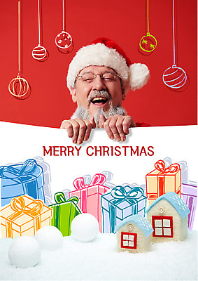 서양인 외국인 남자 중년 50대 크리스마스 일러스트 주택 한명 미소 상반신 선물상자 산타클로스 장식볼 중년남자한명만 국내일러스트 AI파일 1 기념일 표정 선물 사람 인종 성인 건물 장식 상자 남자한명만 중년남자만 파일형식 벡터