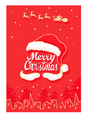 실루엣 크리스마스 일러스트 산타모자 수염 사람없음 산타클로스 루돌프 국내일러스트 AI파일 모자_잡화 기념일 사슴 촬영기법 파일형식 벡터