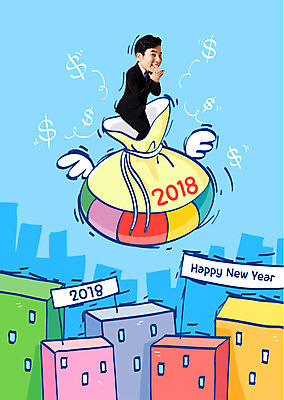 남자 돈 일러스트 새해 복주머니 한명 서기 웃음 상반신 성인 건물 30대 한국인 비즈니스맨 해피뉴이어 2018년 성인남자한명만 무술년 국내일러스트 AI파일 1 건축물 비즈니스 모션 전통소품 표정 사람 동양인 장년 새해인사 직장인 재산 연도 남자한명만 성인남자만 파일형식 벡터