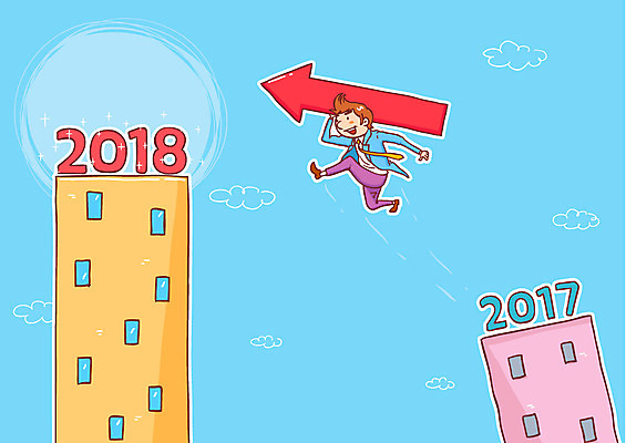 전신 구름 남자 화살표 일러스트 하늘 새해 한명 성인 건물 점프 비즈니스맨 방향 해피뉴이어 2018년 무술년 국내일러스트 AI파일 자연요소 1 건축물 비즈니스 모션 사람 새해인사 직장인 연도 파일형식 벡터