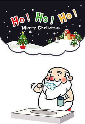 할아버지 남자 크리스마스 겨울 일러스트 한명 성인 크리스마스트리 산타클로스 양치 눈 산타캐릭터 일러캐릭터 AI파일 자연요소 캐릭터 1 계절 기념일 노년 날씨 사람 청결 파일형식 벡터