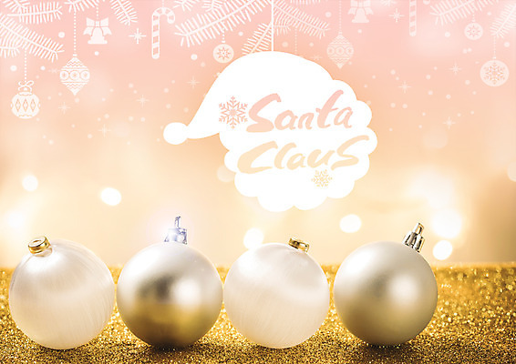 PSD 편집이미지 크리스마스 사람없음 산타클로스 장식볼 이미지편집 기념일 장식 파일형식