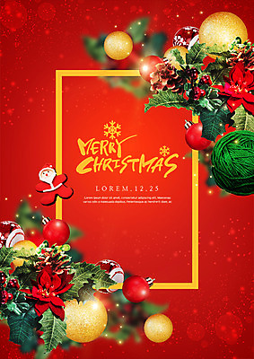 PSD 편집이미지 크리스마스 사람없음 빨간색 장식볼 포인세티아 진저쿠키 이미지편집 기념일 꽃 컬러 장식 쿠키 파일형식