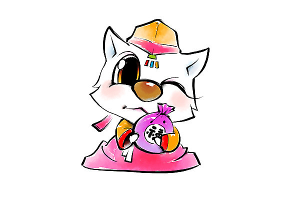 PSD 한마리 일러스트 캘리그라피 새해 복주머니 사람없음 개띠 강아지 한복 번짐 개캐릭터 2018년 무술년 국내일러스트 1 한국전통 동물캐릭터 전통소품 반려동물 십이지신 개 전통의상 연도 파일형식 효과