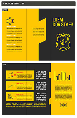 템플릿 표지디자인 표지 ZIP 내지 리플렛 3단접지 그래프 팜플렛 사람없음 범죄 배지 인디자인 INDD 이미지템플릿 파일형식