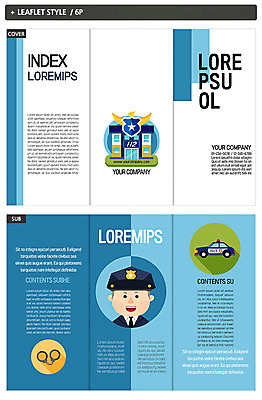 템플릿 표지디자인 표지 남자 ZIP 내지 리플렛 3단접지 한명 사람 팜플렛 상반신 성인 경찰 수갑 경찰차 경찰서 인디자인 INDD 이미지템플릿 직업 1 자동차 파일형식