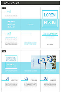 도형 템플릿 표지디자인 표지 ZIP 내지 리플렛 하늘색 3단접지 하늘 간판 팜플렛 사람없음 항구 선박 인디자인 INDD 이미지템플릿 수상교통 교통시설 파란색 파일형식