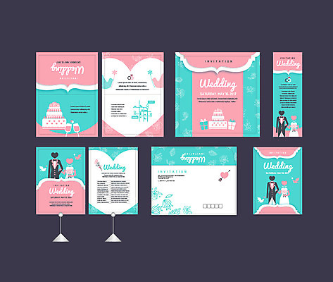 템플릿 배너템플릿 신부 신랑 결혼 이벤트 사람없음 세트 현수막 하트 축하 웨딩케이크 전단 청첩장 엽서 초대장 약도 소봉투 행사세트 행사템플릿 AI파일 모양 배너 컨셉 지도 편지봉투 카드_감사 케이크 편지 홍보물 파일형식 벡터