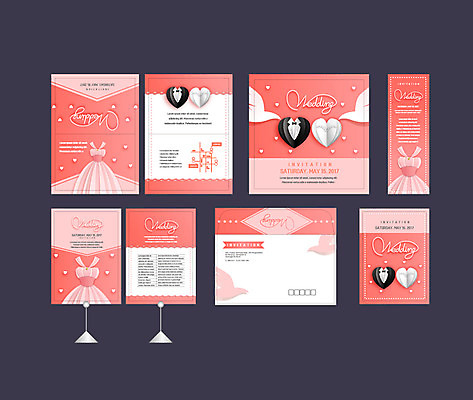 템플릿 배너템플릿 웨딩드레스 결혼 정장 턱시도 이벤트 사람없음 세트 현수막 하트 축하 페이퍼아트 전단 청첩장 엽서 초대장 약도 소봉투 행사세트 행사템플릿 AI파일 모양 배너 드레스 옷 컨셉 지도 편지봉투 카드_감사 편지 홍보물 파일형식 벡터