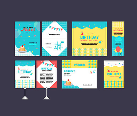 도형 템플릿 배너템플릿 이벤트 사람없음 세트 현수막 축하 생일 생일케이크 전단 엽서 초대장 풍선 약도 생일카드 가랜드 소봉투 행사세트 행사템플릿 AI파일 배너 기념일 컨셉 지도 편지봉투 카드_감사 케이크 편지 파티용품 홍보물 파일형식 벡터