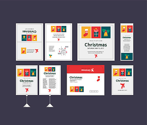 템플릿 배너템플릿 크리스마스 겨울 양말 크리스마스카드 선물 이벤트 사람없음 세트 목도리 종 현수막 전단 엽서 초대장 약도 소봉투 행사세트 행사템플릿 AI파일 배너 잡화 계절 기념일 지도 편지봉투 카드_감사 편지 홍보물 파일형식 벡터