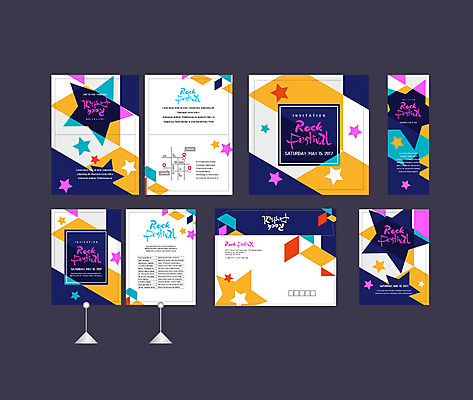 도형 템플릿 배너템플릿 별 이벤트 사람없음 세트 축제 현수막 전단 엽서 초대장 약도 락페스티벌 소봉투 행사세트 행사템플릿 AI파일 자연요소 배너 지도 편지봉투 카드_감사 편지 홍보물 파일형식 벡터