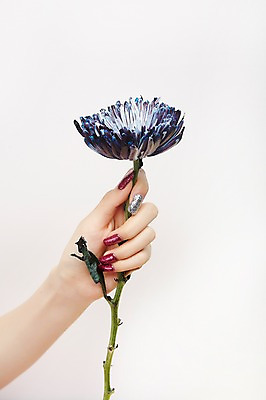 포토 JPG 스튜디오촬영 손 꽃 실내 들기 20대 신체부위 뷰티 한국인 손톱관리 네일아트 젤네일 국내포토 식물 모션 사람 동양인 청년 내부 파일형식