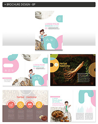 템플릿 접시 여자 남자 ZIP 팜플렛 성인 두명 한의학 의사 약재 한약재 인삼 막자사발 둥글레 영지버섯 인디자인 INDD 이미지템플릿 식기 의학 사람 약 버섯 의료진 삼 사발 파일형식