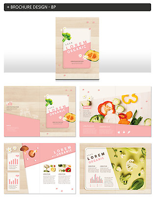 템플릿 ZIP 채소 호박 양파 피망 팜플렛 사람없음 버섯 당근 브로콜리 유기농 청경채 인디자인 INDD 이미지템플릿 웰빙 뿌리채소 파일형식