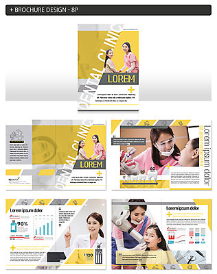 템플릿 여자 ZIP 어린이 의학 치과 팜플렛 여러명 치료 30대 한국인 환자 의사 치아모형 여자만 인디자인 INDD 이미지템플릿 다수 병원 사람 동양인 장년 의료진 치아 파일형식