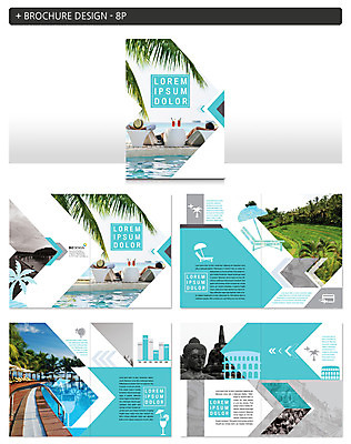 템플릿 ZIP 여행 휴가 수영장 사람 팜플렛 여러명 성인 여름휴가 바캉스 야자수 눕기 휴양지 선베드 인디자인 INDD 이미지템플릿 나무 다수 의자 모션 장소 파일형식 여름_계절