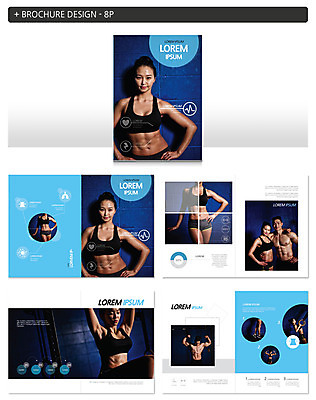 템플릿 여자 남자 ZIP 건강 팜플렛 여러명 상반신 20대 성인 운동 건강관리 헬스 한국인 보디빌딩 보디빌더 근육질 성인만 인디자인 INDD 이미지템플릿 다수 근육 관리 사람 동양인 청년 몸매 파일형식