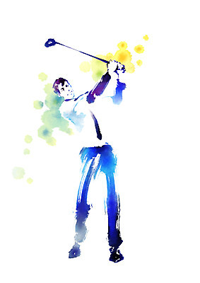 전신 PSD 남자 골프 일러스트 캘리그라피 한명 서기 성인 운동 골프채 비즈니스맨 스윙 국내일러스트 1 포즈 비즈니스 모션 골프용품 건강 사람 구기 직장인 파일형식