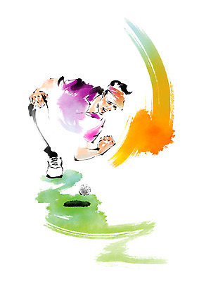 PSD 남자 골프 일러스트 캘리그라피 붓터치 골프공 한명 앉기 성인 운동 기쁨 구멍 국내일러스트 1 감정 공 모션 골프용품 건강 사람 구기 파일형식