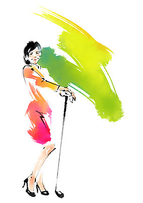 전신 PSD 여자 골프 일러스트 캘리그라피 한명 서기 성인 운동 골프채 국내일러스트 1 모션 골프용품 건강 사람 구기 파일형식