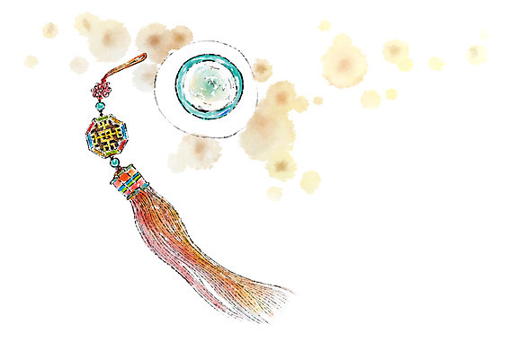 PSD 한국문화 한국전통 일러스트 캘리그라피 전통소품 사람없음 찻잔 다기 노리개 국내일러스트 동양문화 전통 잔 한국 다도 오브젝트 파일형식