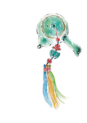 PSD 한국문화 한국전통 일러스트 캘리그라피 전통소품 사람없음 다기 찻주전자 노리개 국내일러스트 동양문화 전통 주전자 한국 다도 오브젝트 파일형식