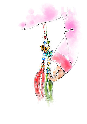 PSD 한국문화 한국전통 손 여자 일러스트 캘리그라피 전통소품 한명 한복 노리개 저고리 국내일러스트 1 동양문화 전통 한국 사람 신체부위 전통의상 오브젝트 파일형식