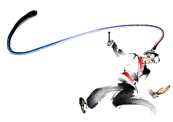 PSD 한국문화 한국전통 남자 일러스트 캘리그라피 붓터치 한명 성인 한복 풍물놀이 사물놀이 소고 상모 상모돌리기 국내일러스트 1 동양문화 전통 타악기 한국 국악기 국악 사람 전통놀이 전통의상 전통공연 파일형식