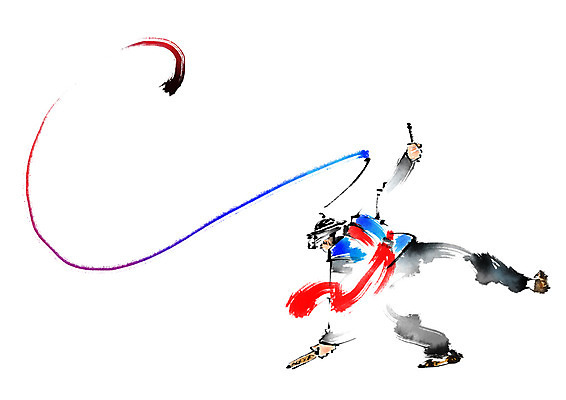 전신 PSD 한국문화 한국전통 남자 일러스트 캘리그라피 붓터치 한명 성인 한복 풍물놀이 사물놀이 상모 상모돌리기 국내일러스트 1 동양문화 전통 한국 국악 사람 전통놀이 전통의상 전통공연 파일형식