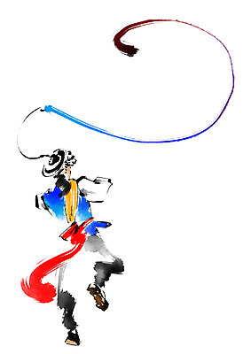 전신 PSD 한국문화 한국전통 남자 일러스트 캘리그라피 붓터치 한명 서기 성인 한복 풍물놀이 사물놀이 상모 상모돌리기 국내일러스트 1 동양문화 전통 모션 한국 국악 사람 전통놀이 전통의상 전통공연 파일형식