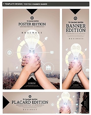 PSD 손 배너 배너템플릿 가로배너 ZIP 포스터 세로배너 비즈니스 전구 협력 신체부위 세트 손잡기 현수막 도시 템플릿 모션 사람 가로 세로 파일형식