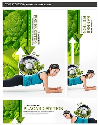 PSD 배너 배너템플릿 여자 가로배너 ZIP 포스터 세로배너 음식 엎드리기 다이어트 오이 한명 20대 세트 운동 한국인 현수막 브로콜리 완두콩 채식 체중계 청경채 템플릿 1 채소 모션 콩 건강 사람 동양인 청년 가로 세로 파일형식