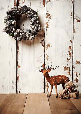 포토 JPG 스튜디오촬영 크리스마스 크리스마스용품 사슴 실내 선물 사람없음 오브젝트 나무바닥 크리스마스리스 국내포토 기념일 포유류 바닥 내부 화환 용품 파일형식