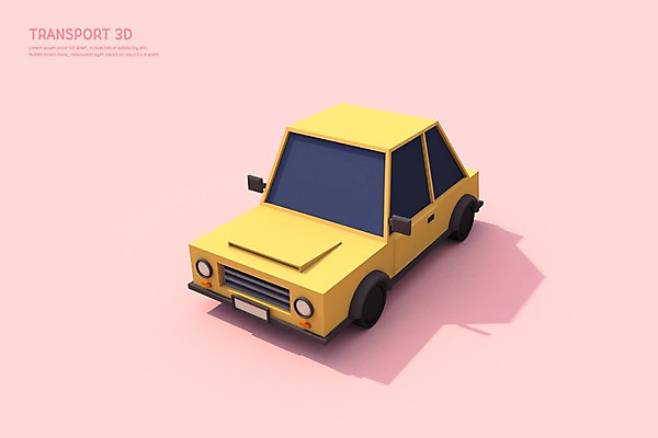 PSD 편집이미지 육상교통 교통수단 자동차 사람없음 그래픽 3D소스 3D 디지털합성 편집3D 교통 파일형식