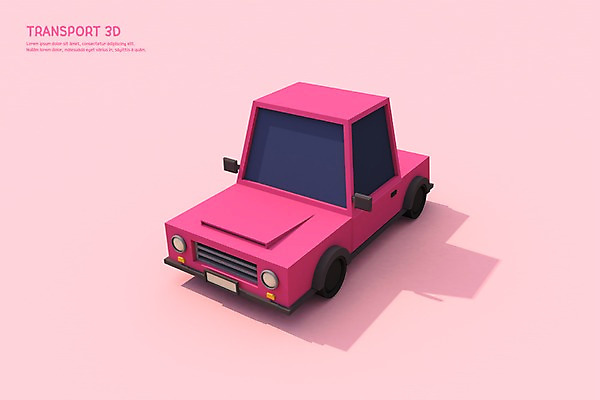 PSD 편집이미지 육상교통 교통수단 자동차 사람없음 그래픽 3D소스 3D 디지털합성 편집3D 교통 파일형식