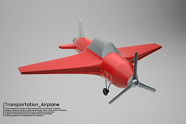 PSD 편집이미지 교통수단 한대 항공교통 비행기 사람없음 그래픽 3D소스 3D 디지털합성 프로펠러 경비행기 편집3D 1 교통 대중교통 파일형식