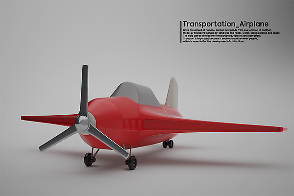 PSD 편집이미지 교통수단 한대 항공교통 비행기 사람없음 그래픽 3D소스 3D 디지털합성 프로펠러 경비행기 편집3D 1 교통 대중교통 파일형식