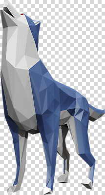 동물 편집이미지 한마리 사람없음 3D소스 3D 입체 디지털합성 늑대 PNG 폴리곤 로우폴리 편집소스 1 포유류 파일형식