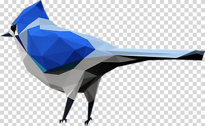 동물 편집이미지 한마리 조류 사람없음 3D소스 3D 입체 디지털합성 PNG 폴리곤 로우폴리 편집소스 1 파일형식