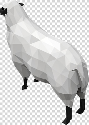 동물 편집이미지 한마리 사람없음 3D소스 3D 양 입체 디지털합성 PNG 폴리곤 로우폴리 편집소스 1 포유류 파일형식