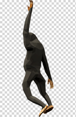 동물 편집이미지 한마리 사람없음 3D소스 3D 입체 디지털합성 PNG 침팬지 폴리곤 로우폴리 편집소스 1 포유류 파일형식