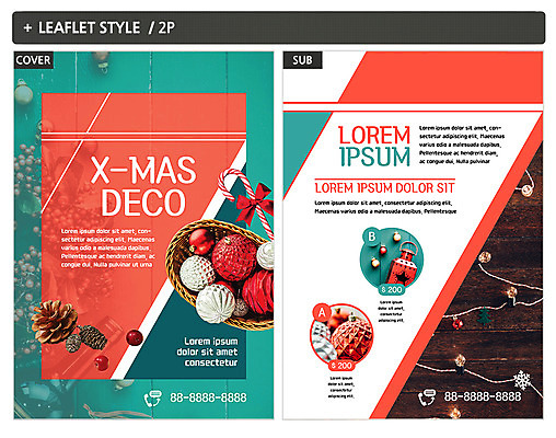 템플릿 ZIP 포스터 리플렛 크리스마스장식 크리스마스 조명 사람없음 전단템플릿 전단 솔방울 지팡이사탕 인디자인 INDD 이미지템플릿 기념일 사탕 홍보물 파일형식
