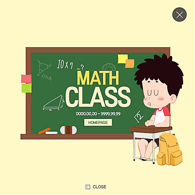 전신 PSD 템플릿 교육 남자 어린이 웹템플릿 수업 팝업 이벤트팝업 웹팝업 한명 이벤트 칠판 수학 졸음 책상 레이어팝업 이미지템플릿 1 감정 가구 교과목 사람 파일형식